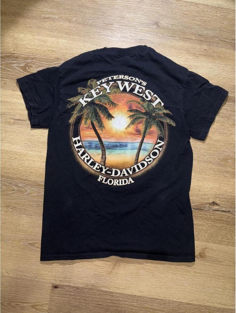 Harley Davidson Peterson’s Key West Florida Graphic Tee Men’s Small